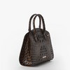 Image of Brahmin Rosetta Satchel - Chocolate Melbourne