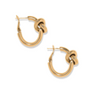 Image of Brighton Interlok Single Knot Hoop Earring