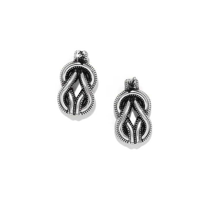 Brighton Interlok Harmony Two-Tone Post Earring