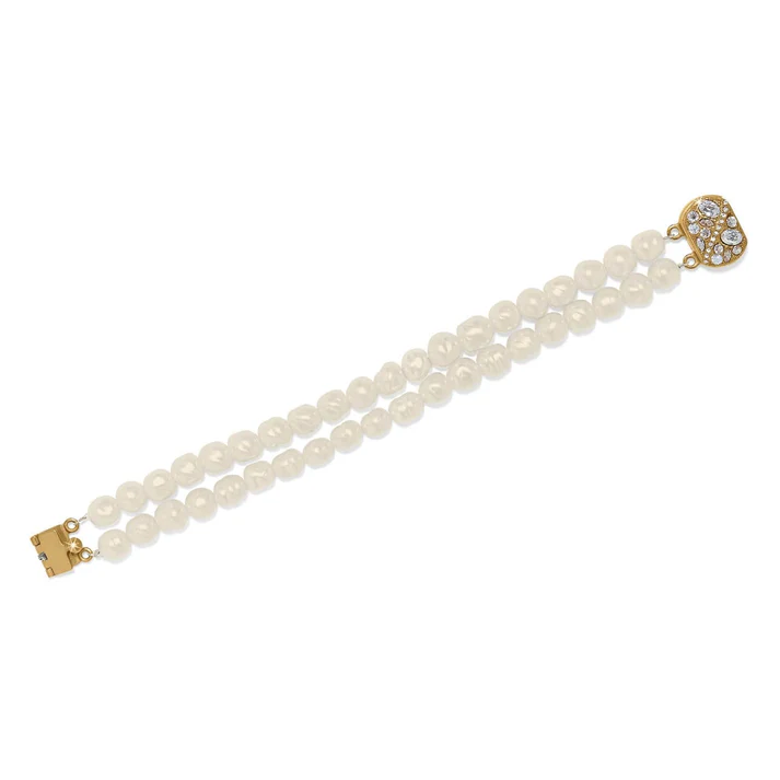 Brighton Trust Your Journey Double Pearl Bracelet