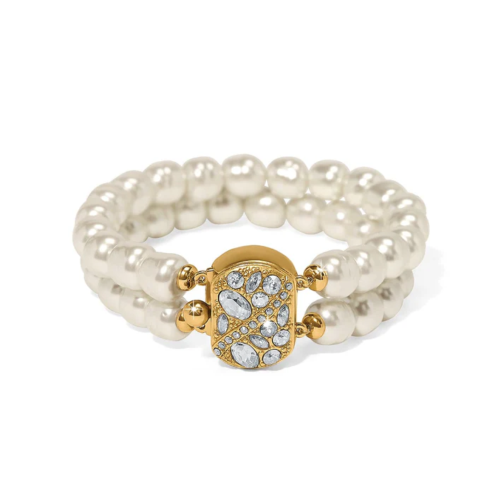 Brighton Trust Your Journey Double Pearl Bracelet