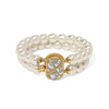Image of Brighton Trust Your Journey Double Pearl Bracelet