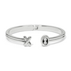 Image of Brighton Hugs & Kisses Open Hinged Bangle