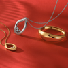 Image of Brighton Cascade Lumina Necklace - Gold
