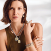 Image of Brighton Mosaic Nova Tag Necklace