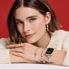 Image of Brighton Interlok Noir Two Tone Smart Watch Band
