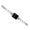 Image of Brighton Interlok Noir Two Tone Smart Watch Band