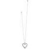 Image of Brighton Spectrum Open Heart Crystal Detail Pendant Necklace