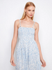 Image of Charlie B Brielle Floral Print Convertible Skirt/Dress - Blue
