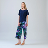 Image of Clara Sunwoo Floral Dream Print Pull On Gaucho Pant - Multicolor