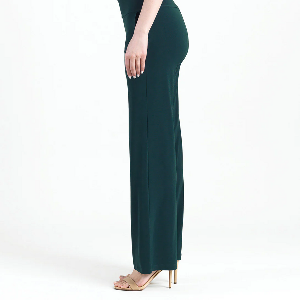 Clara Sunwoo Wide Leg Pocket Pant - Hunter Green
