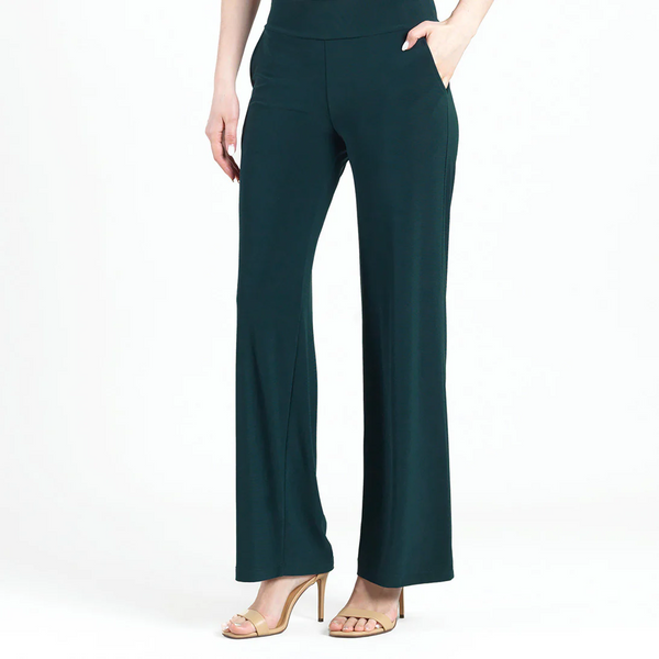 Clara Sunwoo Wide Leg Pocket Pant - Hunter Green