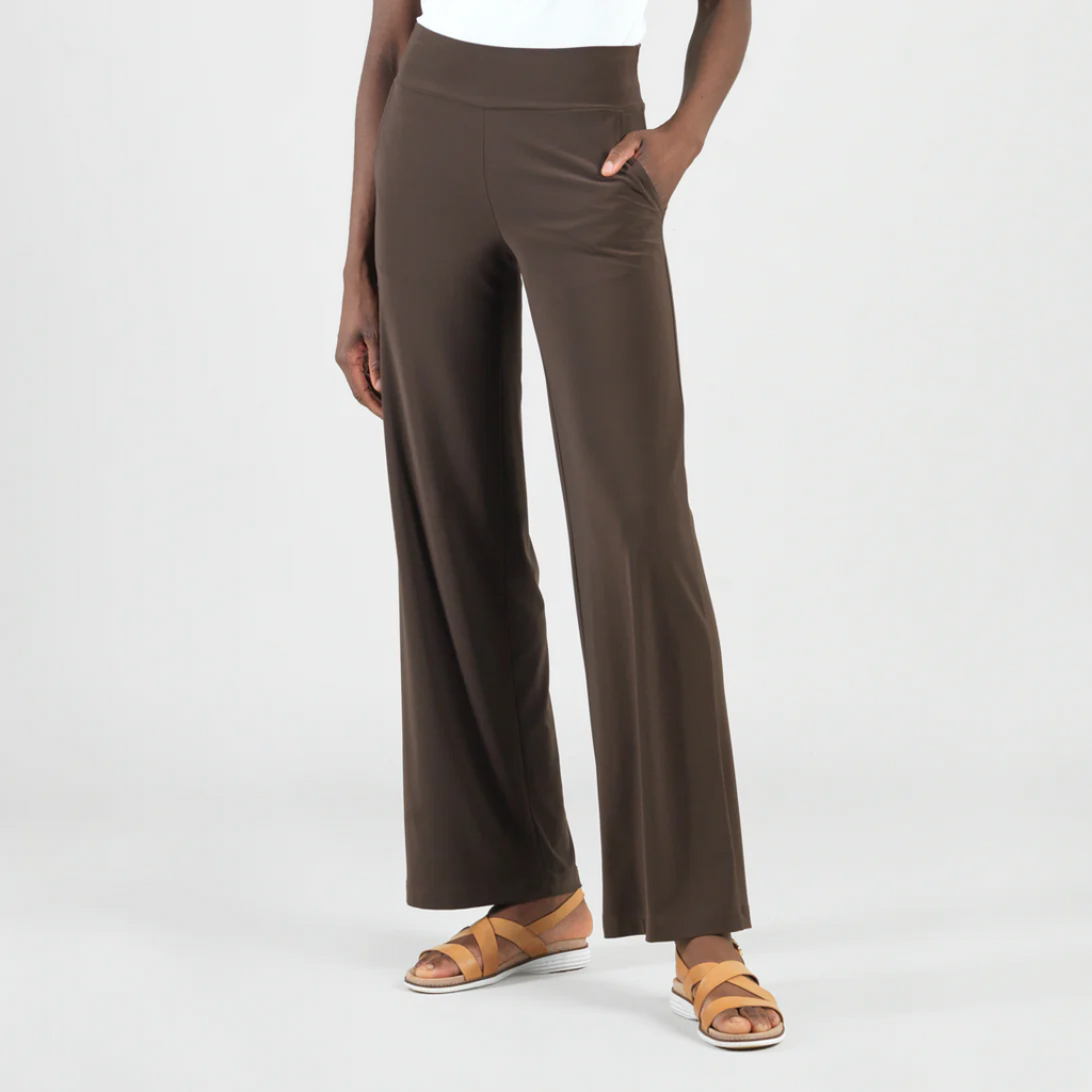 Clara Sunwoo Wide Leg Pocket Pant - Brown