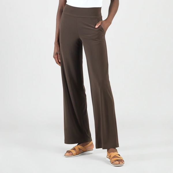 Clara Sunwoo Wide Leg Pocket Pant - Brown