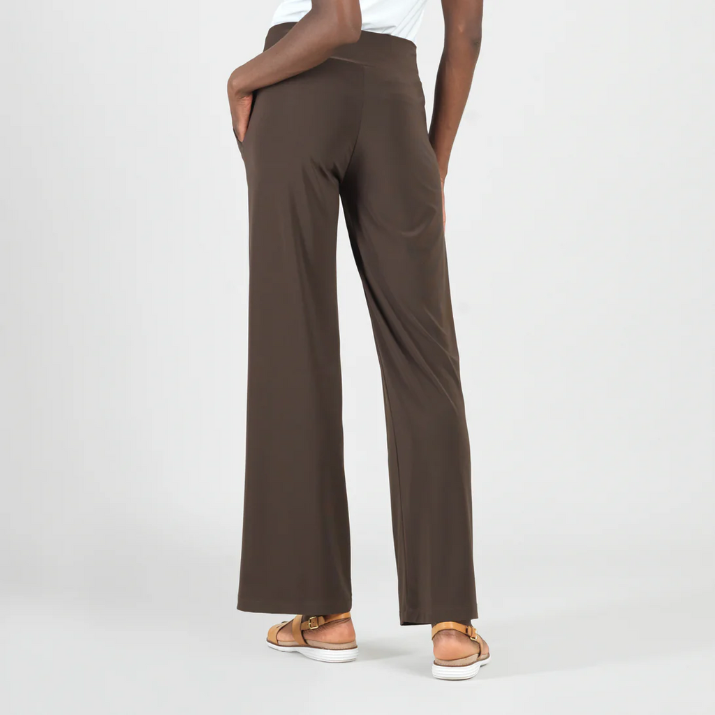 Clara Sunwoo Wide Leg Pocket Pant - Brown
