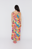 Image of Compli K Tropical Print Sleeveless Maxi Dress - Multicolor