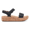 Image of Earth Shoes Slata Ankle Strap Wedge Sandals - Navy