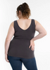 Image of Elietian Reversible Tank Curvy Fit - Charcoal