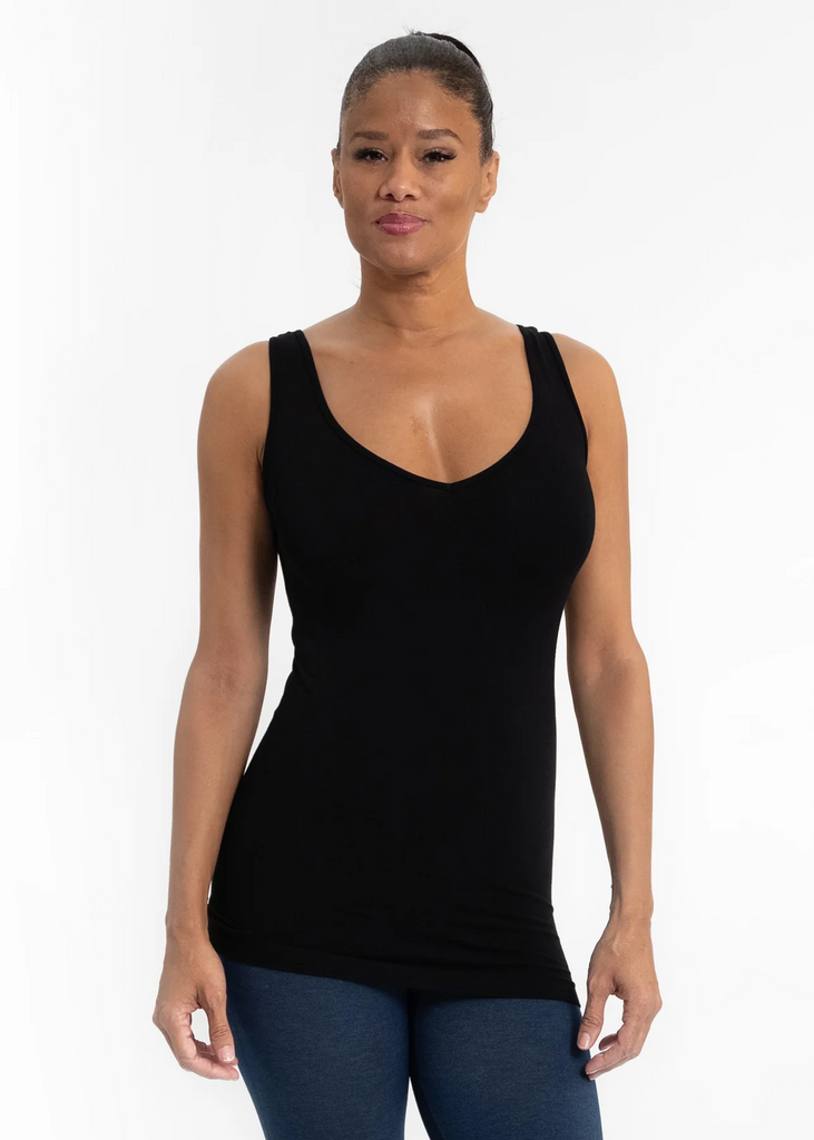 Elietian Reversible Tank Regular Fit - Black