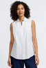Image of Foxcroft Taylor No Iron Stretch Sleeveless Shirt - White
