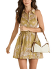 Image of Hammitt Kyle Small Shoulder Bag - Cream/Mahogany/Antique Gold