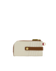 Image of Hammitt 210 East Leather Wallet - Cream/Mahogany/Antique Gold