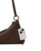 Image of Hammitt Kyle Small Shoulder Bag - Belted Espresso/Gunmetal
