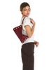 Image of Hammitt Kyle Small Shoulder Bag - Cherrywood Suede/Brushed Gold