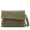 Image of Hammitt VIP Large Crossbody - Olive Pebble/Brushed Gold