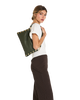 Image of Hammitt Kyle Medium Shoulder Bag - Twin Crest Pebble/Brushed Gold