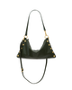Image of Hammitt Kyle Medium Shoulder Bag - Twin Crest Pebble/Brushed Gold