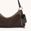 Image of Hammitt Kyle Small Shoulder Bag - Espresso Pebble/Silver