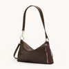 Image of Hammitt Kyle Small Shoulder Bag - Espresso Pebble/Silver