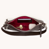 Image of Hammitt Kyle Small Shoulder Bag - Espresso Pebble/Silver