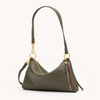 Image of Hammitt Kyle Small Shoulder Bag - Olive Pebble/Brushed Gold