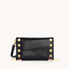 Image of Hammitt Levy Wallet - Black/Brushed Gold/Red Zip