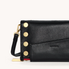 Image of Hammitt Levy Wallet - Black/Brushed Gold/Red Zip