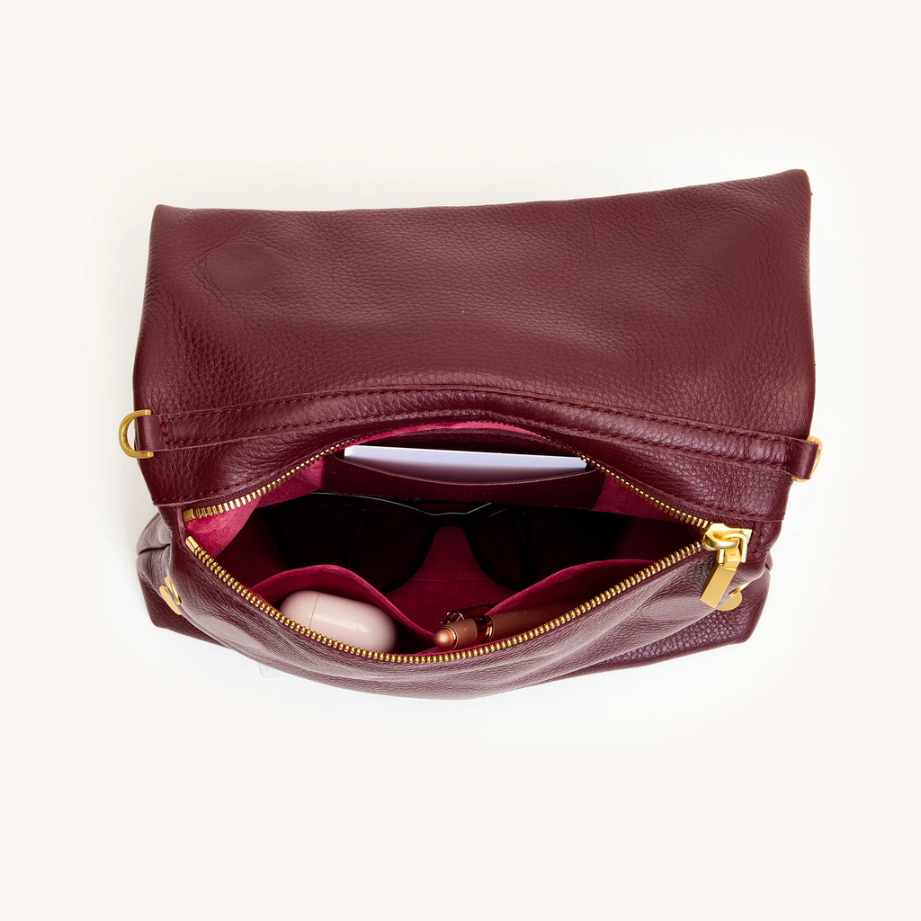 Hammitt VIP Medium - Cherrywood Pebble/Brushed Gold