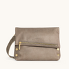 Image of Hammitt VIP Medium Clutch - Pewter/Brushed Gold