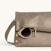 Image of Hammitt VIP Medium Clutch - Pewter/Brushed Gold