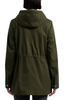 Image of Hunter Adela Cotton Canvas Rain Jacket - Hunter Green