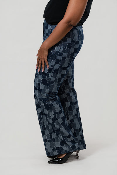 Insight New York Patchwork Pant - Denim