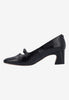 Image of J. Reneé Kavira Lizard Embossed Mary Jane Pump - Black