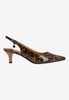 Image of J. Reneé Ferryanne Slingback - Tortoiseshell Patent