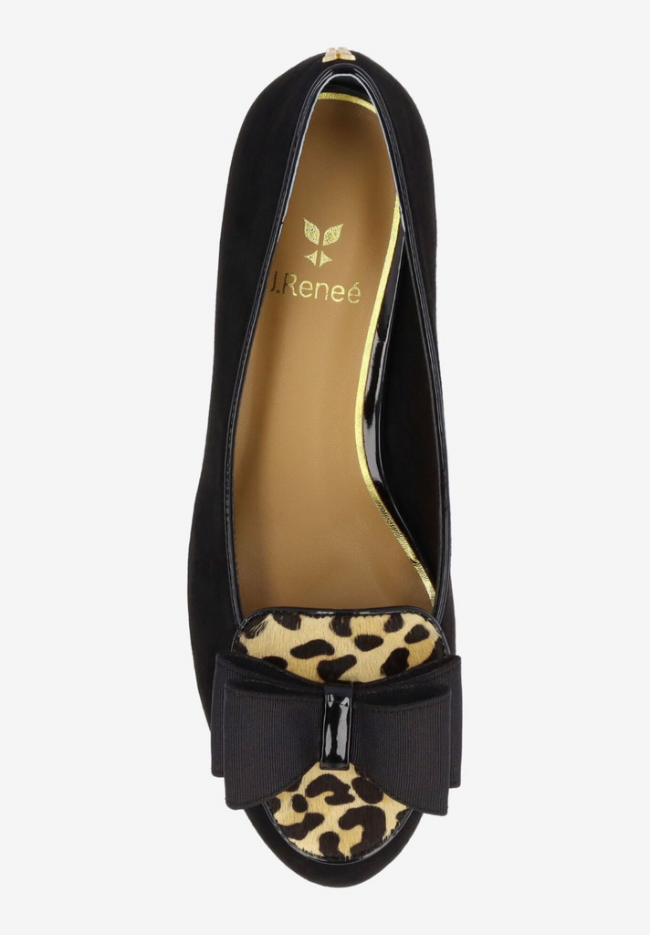 J. Reneé Kori Pump - Black/Animal