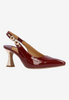 Image of J. Reneé Krissa Slingback - Dark Cherry Patent