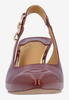 Image of J. Reneé Krissa Slingback - Dark Cherry Patent