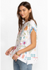 Image of Johnny Was Katie Embroidered Relaxed Top - White/Multicolor