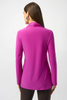 Image of Joseph Ribkoff Silky Knit And Satin Straight Tunic - Cosmos