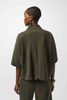 Image of Joseph Ribkoff Heavy Knit Boxy Jacket - Avocado